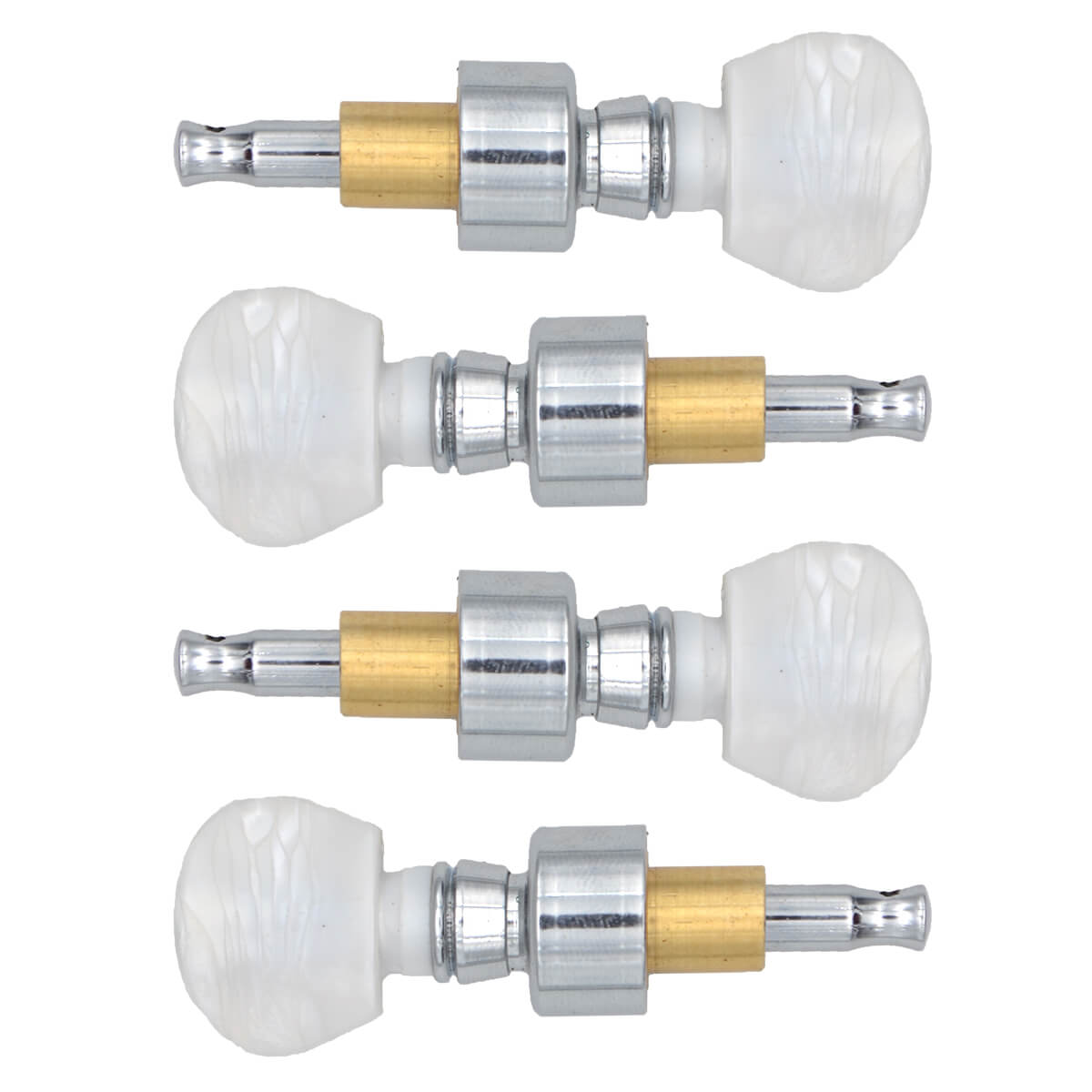 Gold Tone Planetary Banjo Tuner Pegs: Chrome (Installed)